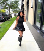 Load image into Gallery viewer, Denim After Dark | Mini Skirt
